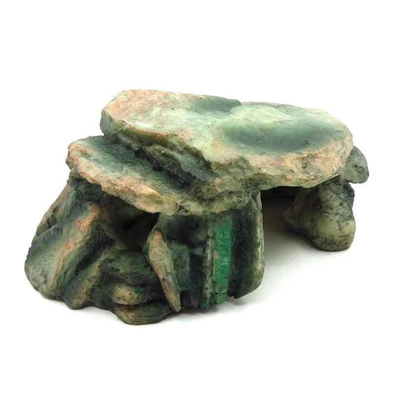 

Черепаха, прячущаяся пещера, каучуковый аквариум, ландшафт, рептилия, скрывающая, украшение, Прямая поставка