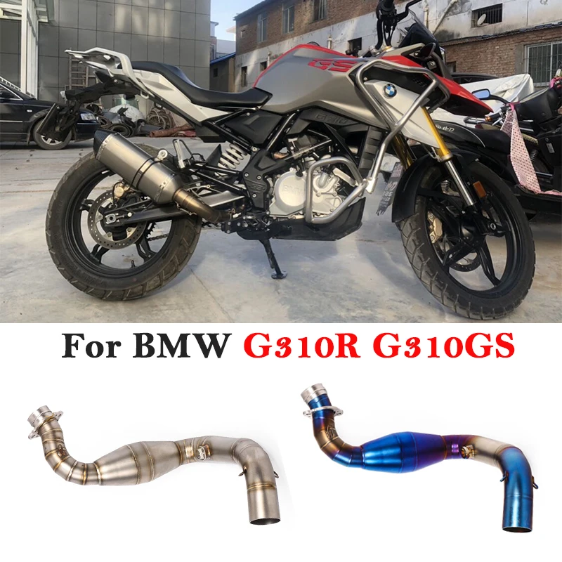 

Slip On For BMW G310R G310GS Modify Front Link Pipe Stainless Steel Connection Motorcycle Yoshimura 51mm Exhaust Escape Muffler