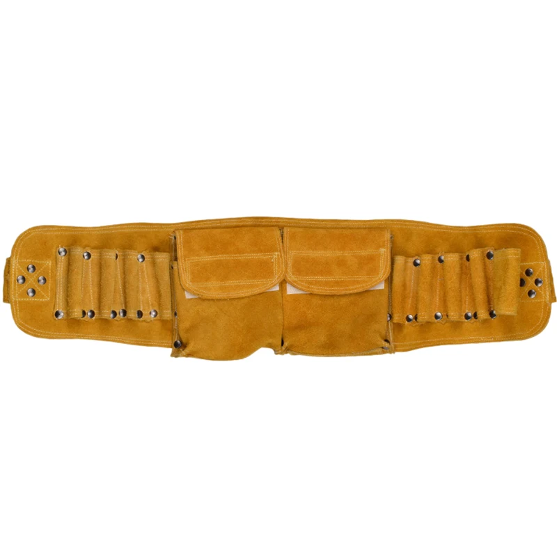 

NEW-Leather Repair Kit Bag Pocket Hardware Tool Belt For High-Altitude Construction Worker Electrician