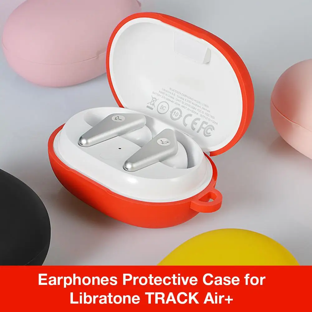 Беспроводные Bluetooth наушники защитный чехол настоящие вкладыши мягкий