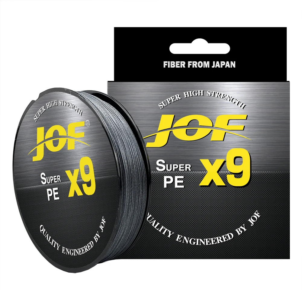 

JOF 12 Strands/9 Strands Fishing Line 500m 300m Multifilament Pe Braided 20-92lb Salt Water Fishing Excursions