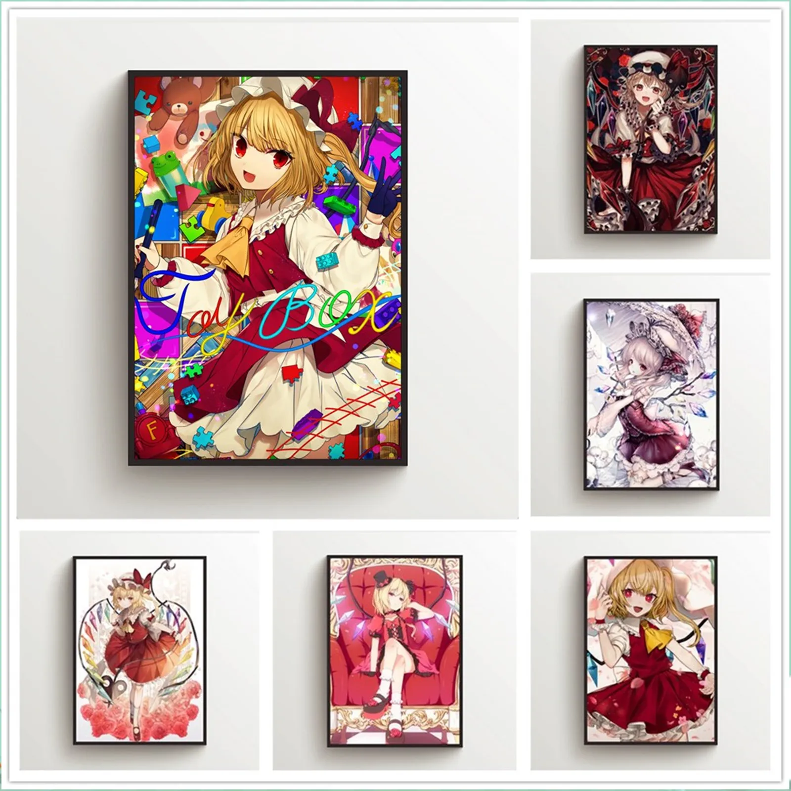 

Touhou Flandre Scarlet Anime Poster Picture Bar Shop Door Wall Decor