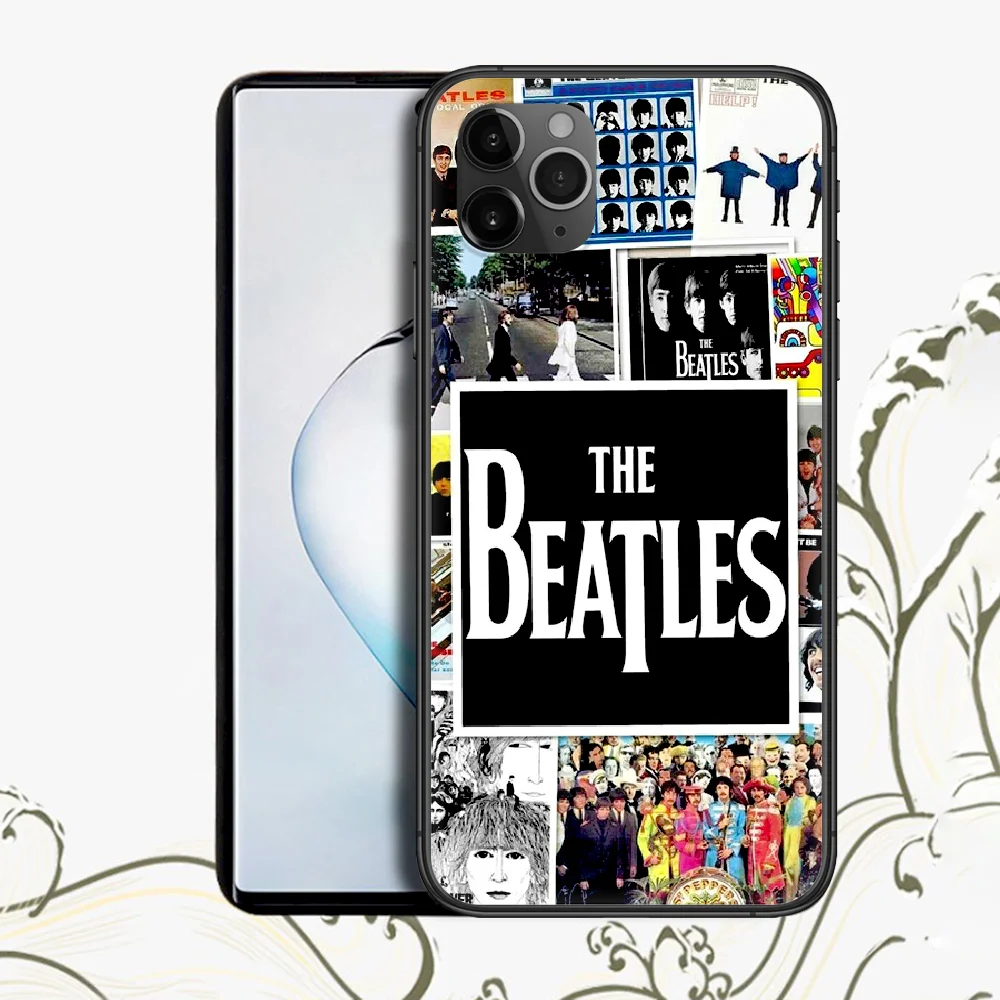 

Beatle Band Iphone 4 4s 5 5S SE 5C 6 6S 7 8 Plus 11 12 Mini Pro Max X XS XR 2020 For Phone Case black Prime Tpu Bumper Painting