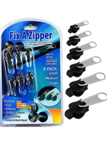18 pcsset universal instant fix zipper repair kit replacement zip slider teeth zippers for sewing clothes diy tools zipper