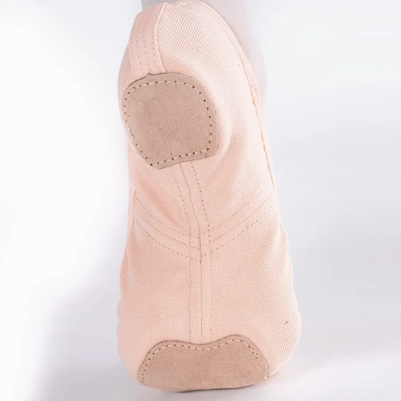 Танцевальные Тапочки Профессиональные парусиновые на мягкой подошве для