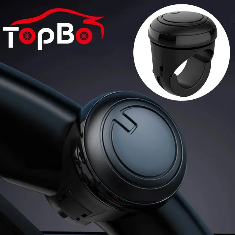 

360° Rotation Car Turning Steering Wheel Booster Power Handle Ball Spinner Knob Metal Bearing Ball Strengthener Auto Accessories