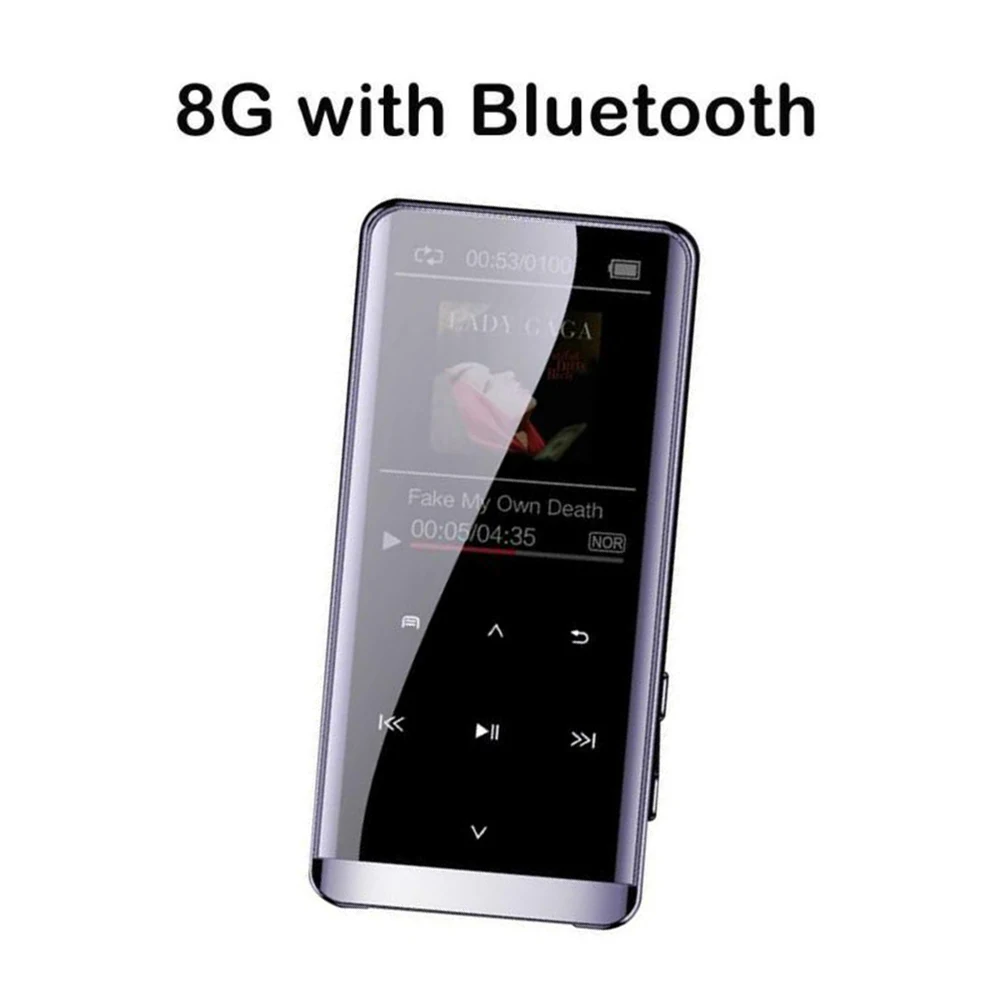 OLED дисплей MP3 плеер без потерь HIFI MP4 Bluetooth музыка запись голоса 800 мАч
