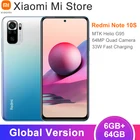 Смартфон Xiaomi Redmi Note 10S, 6 ГБ ОЗУ, 64 Гб ПЗУ, Восьмиядерный процессор Helio G95, камера 64 мп, AMOLED экран Глобальная версия дюйма, аккумулятор 6,43 мАч