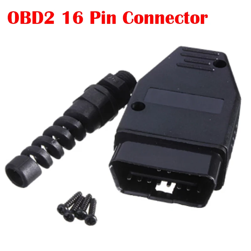 Качество OBD2 разъем 16 контактный кабель с разъемом папа диагностический адаптер