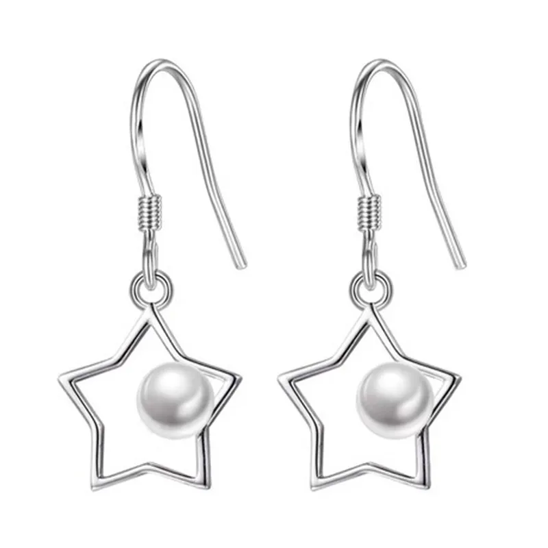 Новая мода пятиконечные звезды серьги для вечерние ювелирные изделия женщин |