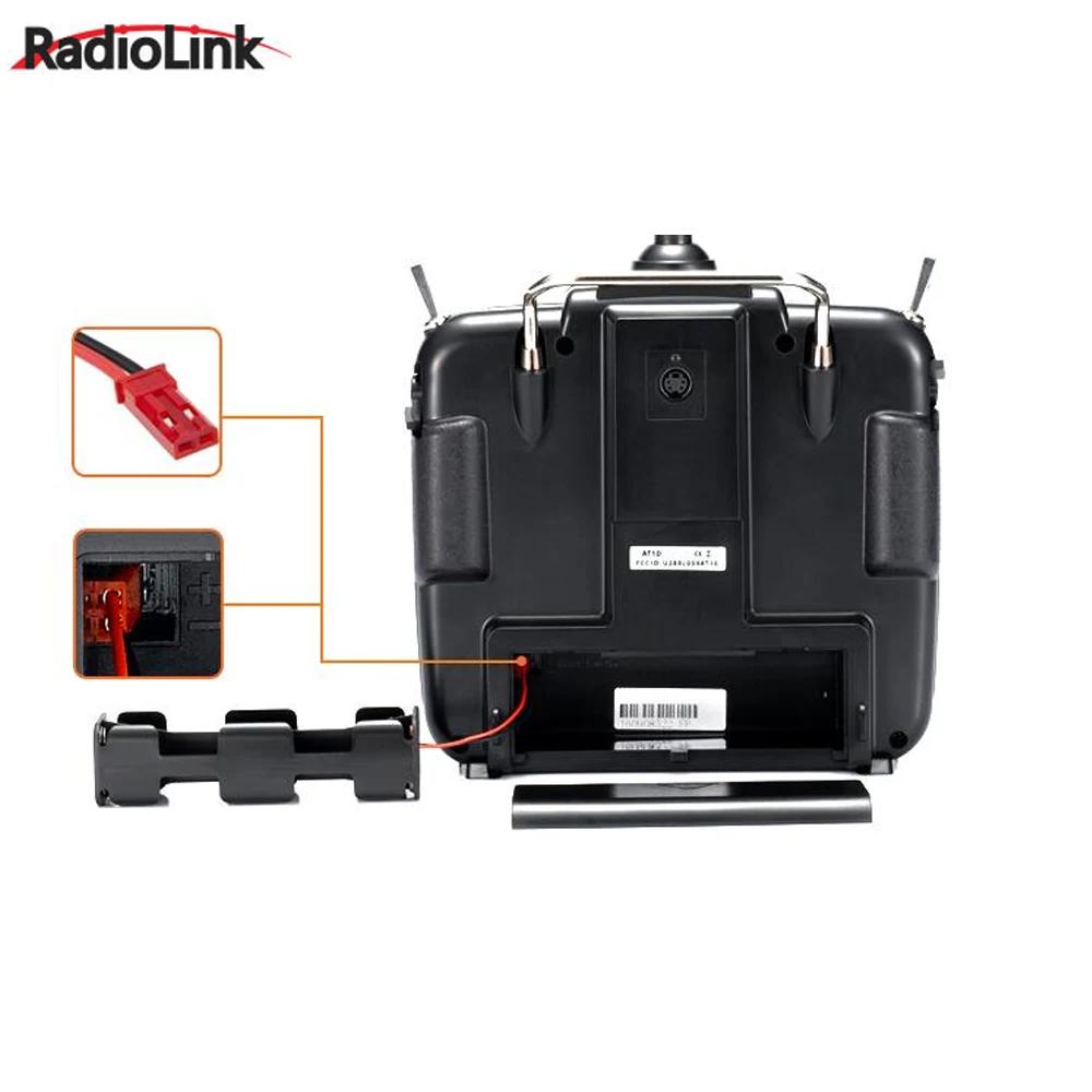 RadioLink AT10II 2 4 ГГц 10CH передатчика радиоуправляемой модели к компьютеру с R12DS