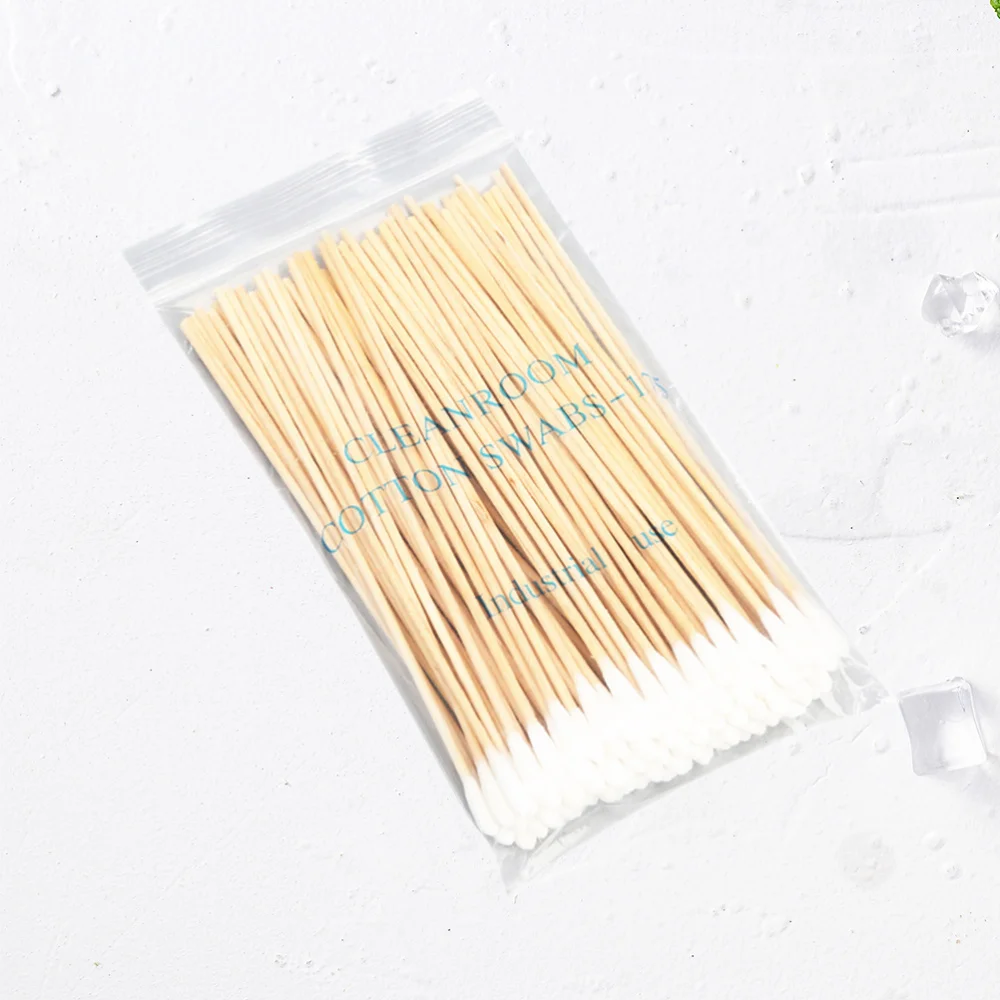 

5packs 100pcs/pack Disposable Cotton Swab for Ear Cleaning Makeup Application