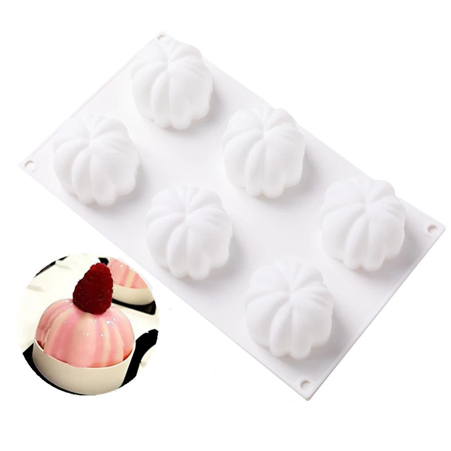 3D Силиконовая Тыква для Хэллоуина искусственные формы помадки шоколада