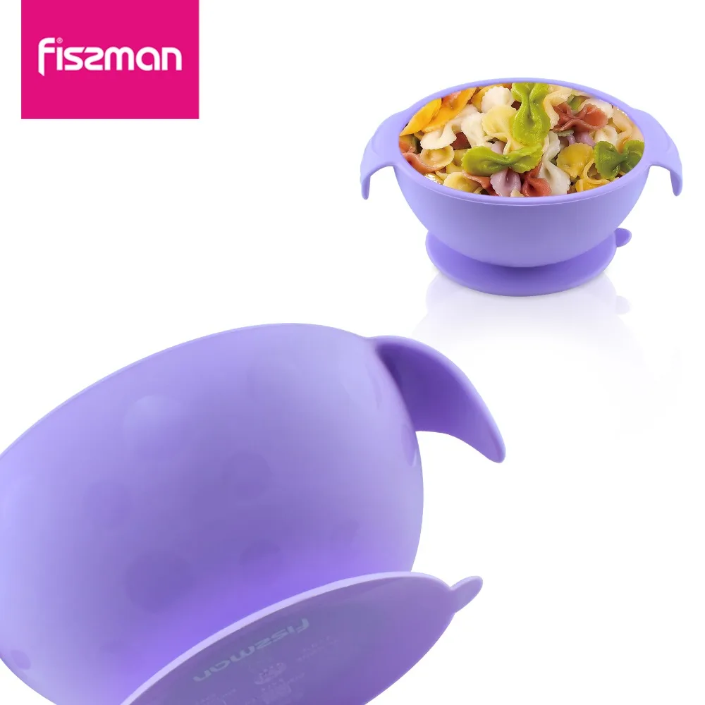 Детская посуда FISSMAN миска для кормления 320 мл 100% пищевые силиконовые миски | Дом и