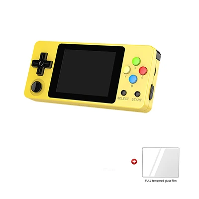 LDK-2-yellow LDK Ландшафтная версия+ пленка из закаленного стекла, 2,6 дюймовый экран мини портативная игровая консоль. Ручка для игровых игроков - Цвет: LDK-2-yellow
