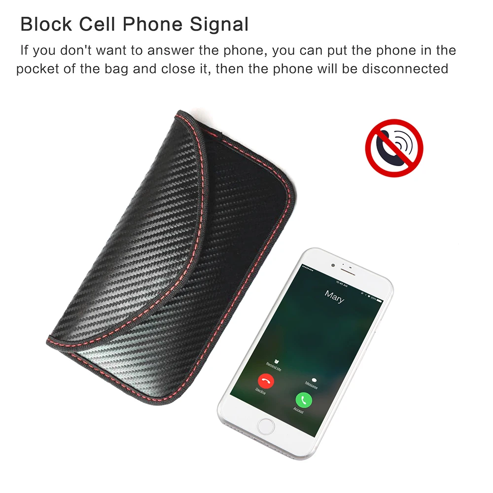 Новый чехол блокирующий сигнал защитный чехол-кошелек для телефона двухслойный