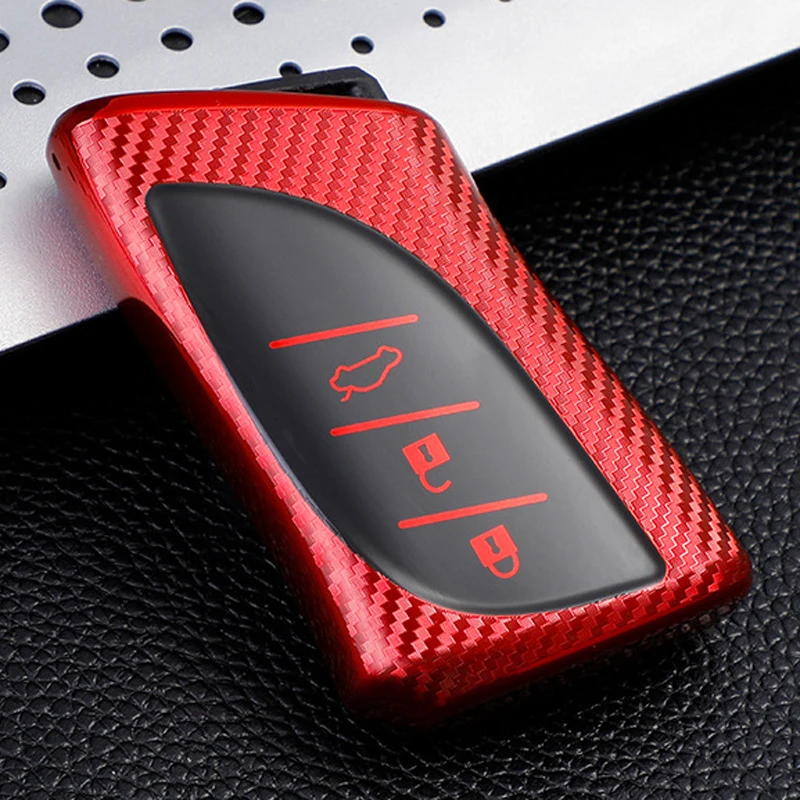 

Подходит для Lexus 2020, новинка, углеродное волокно, материал, Автомобильный ключ, защитный чехол, модный, все включено, защитный декоративный чехол для ключей