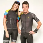 Велосипедная одежда Go Rigo Go для мужчин и женщин, короткий костюм с коротким рукавом для езды на велосипеде, комплект одежды для велоспорта