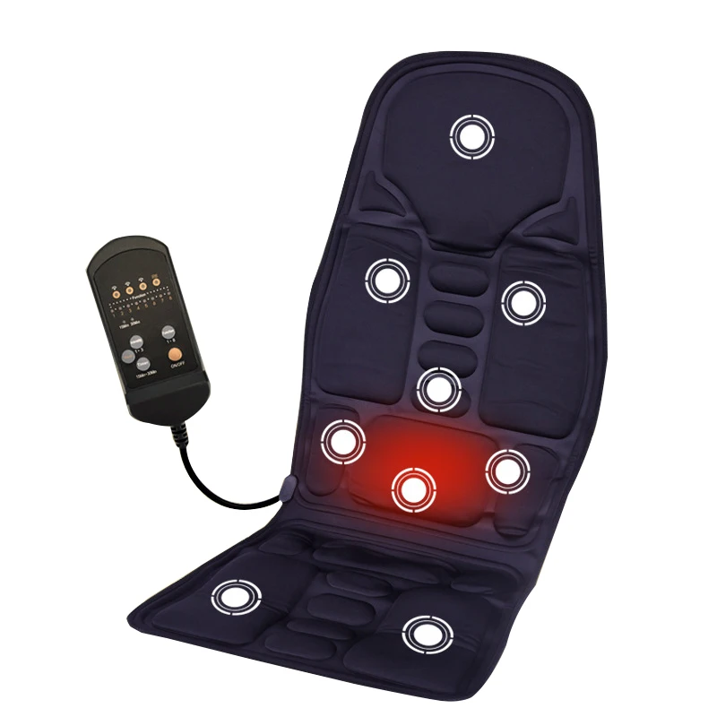 melhor Massagem Cadeira Cussion Almofada De Assento Volta Massageador Elétrico Aquecimento Vibratório Para O Escritório Em Casa Do Carro Lombar Pescoço Alívio Da Dor Massagem
