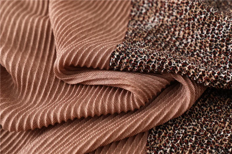 Новая мода, зимний женский шарф с животным принтом, Складывающийся головной убор на шею, теплые шарфы, морщинки, женский шарф в полоску, одеяло, Echarpe
