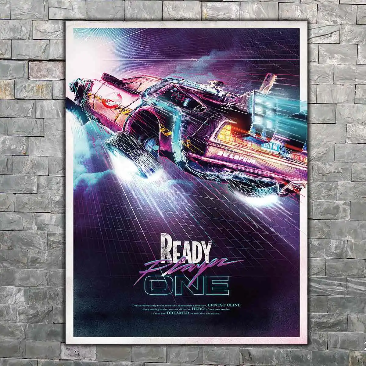 Киноплакат Ready Player One 2018 Назад в будущее домашний Настенный декор на заказ 8x1212x18