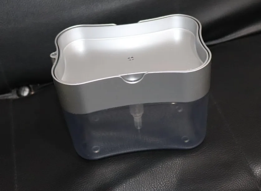 2-в-1 губка стойки дозатор для жидкого мыла Ванная комната ручной Пресс и губки Caddy