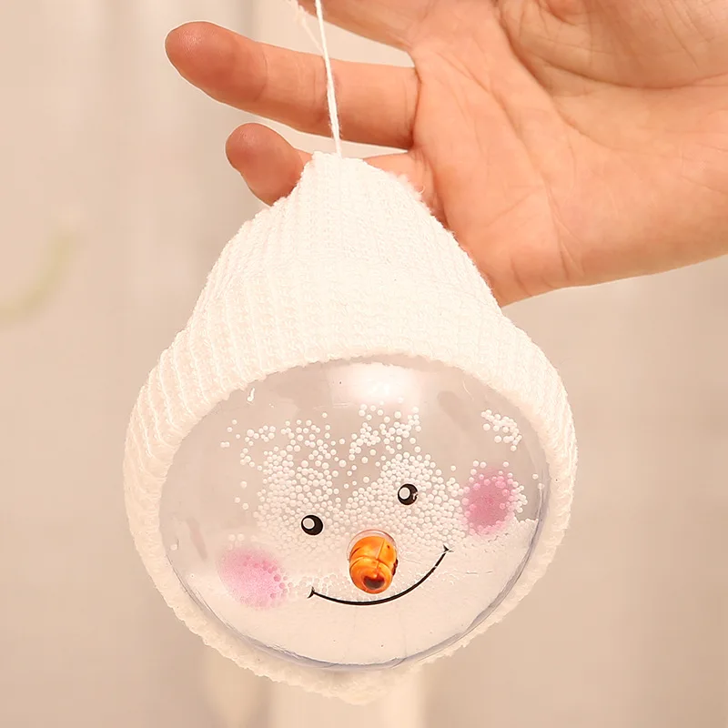 Новые украшения зернистый Снеговик шар креативная кукла кулон Рождественская