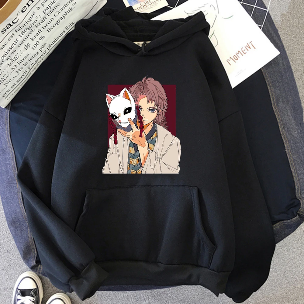 

Sabito Demon Slayer Hoodie For Teen Girls Anime Aesthetic Womens Hoodies Street Hip Hop Brand Warm Harajuku Graphic Sweatshirts