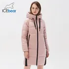 Icebear 2021 модная высококачественная женская куртка с капюшоном зимняя женская одежда женское брендовое пальто GWD20286I