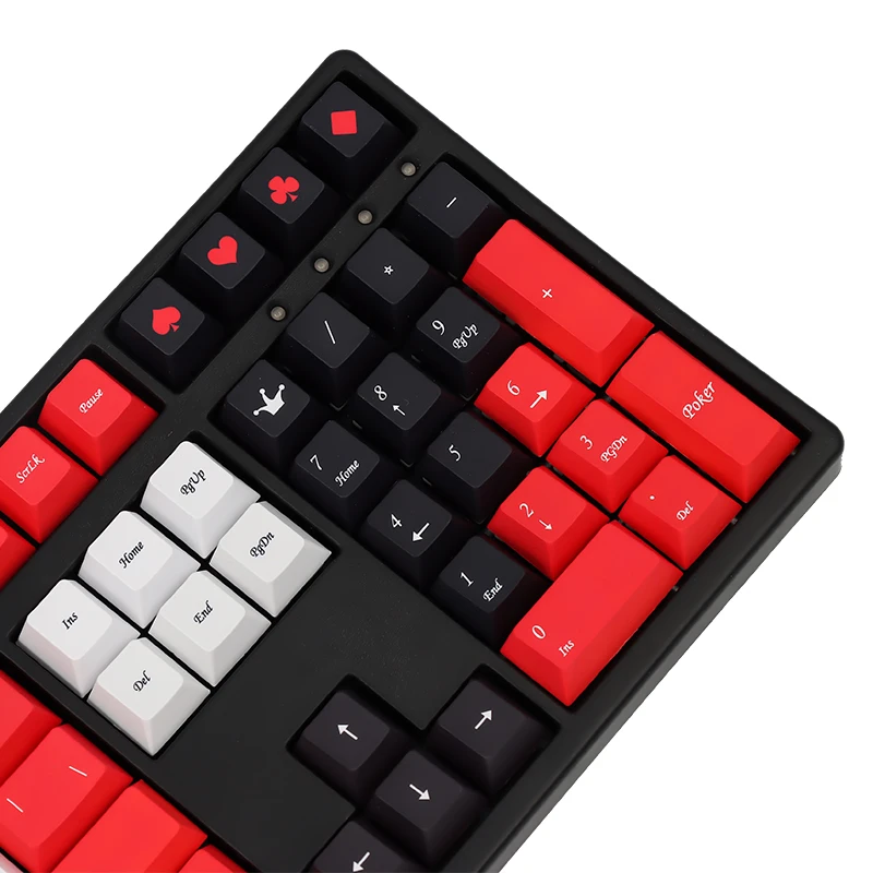 

112 Keys PBT Keycaps Dye Sub Cherry Profile poker Keycap For Cherry MX Switch 61/87/104/108 Mechanical Keyboard