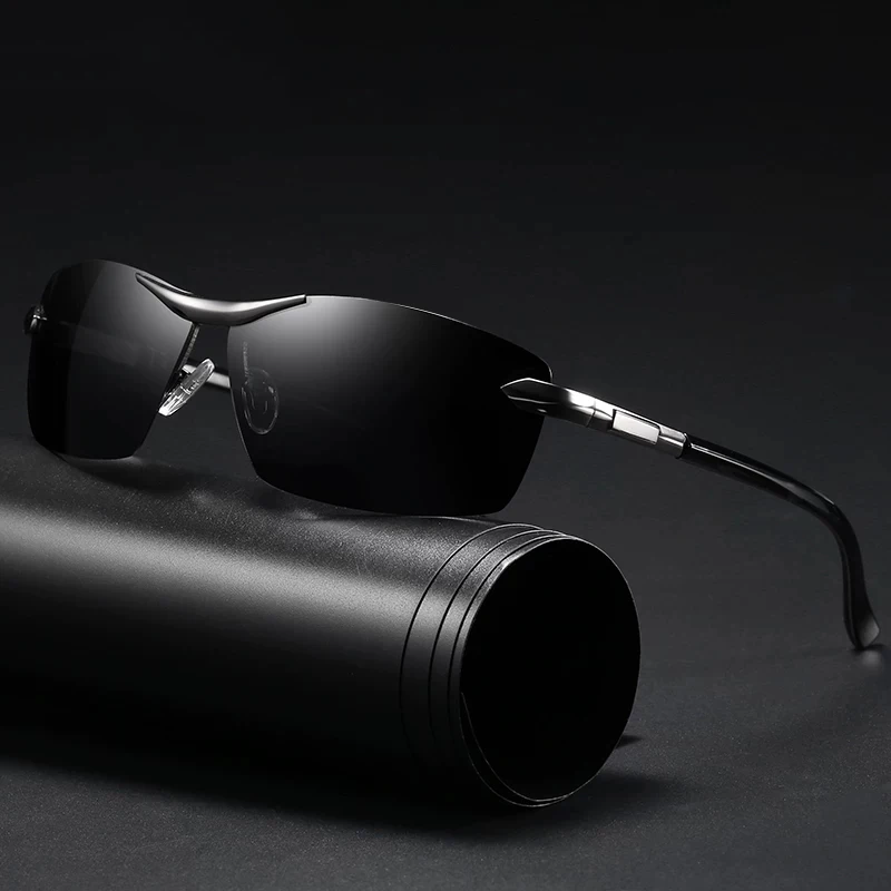 Бренд Дизайн Модные солнцезащитные очки Для мужчин Polarized Pilot Хамелеон фотохромизм с антибликовым покрытием очки, день и ночь для вождения мужские солнцезащитные очки