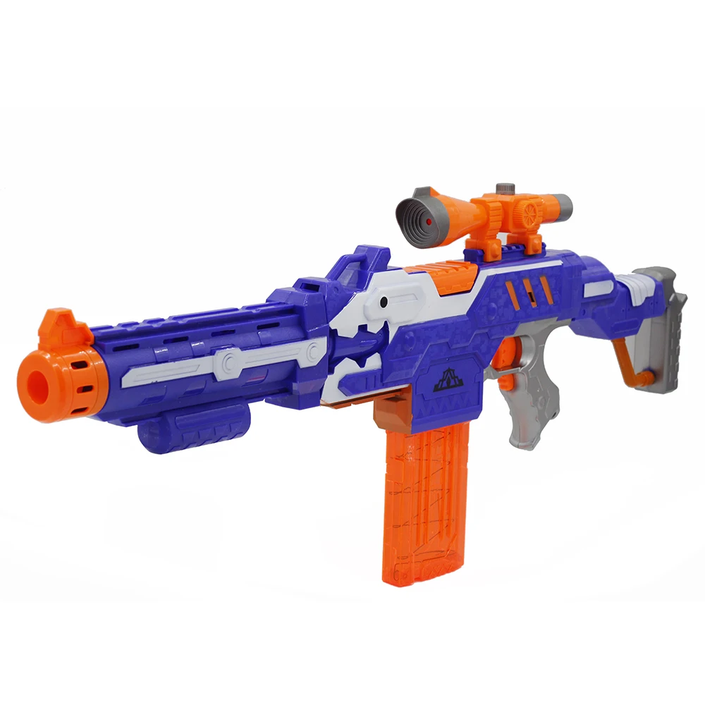 Брендовая электронная пулемётная игрушка для мягкого пулевого пистолета Nerf Rival