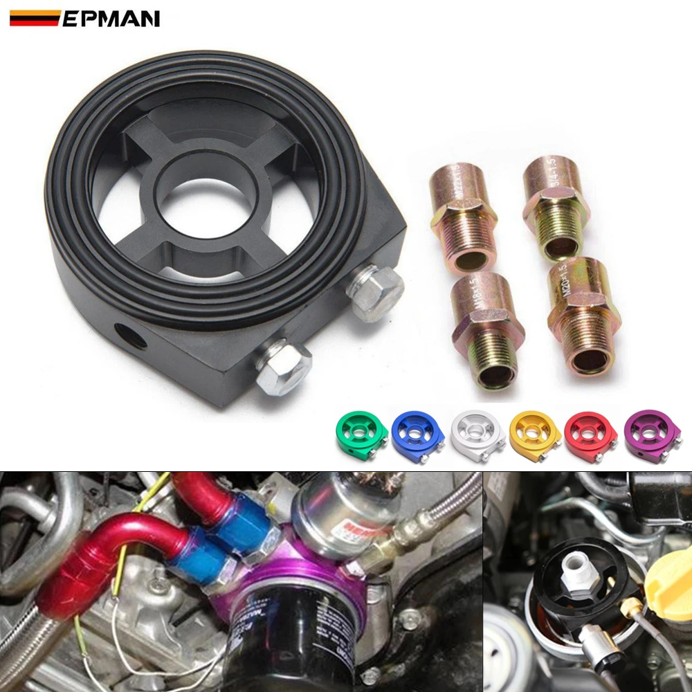 Адаптер сэндвич-пластины масляного фильтра (синий фиолетовый красный