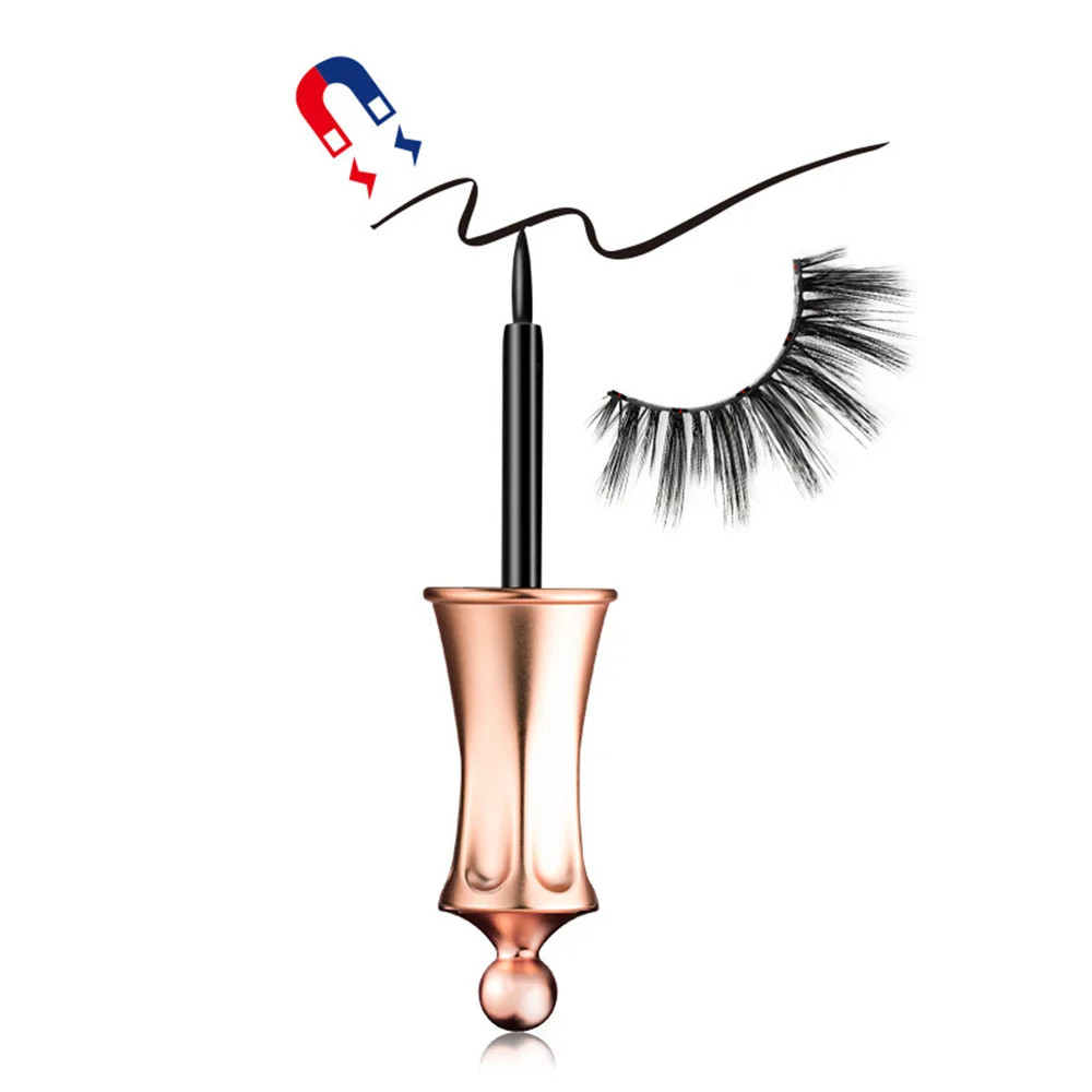 Натуральные магнитные накладные ресницы Пинцет Набор магнит жидкая подводка для