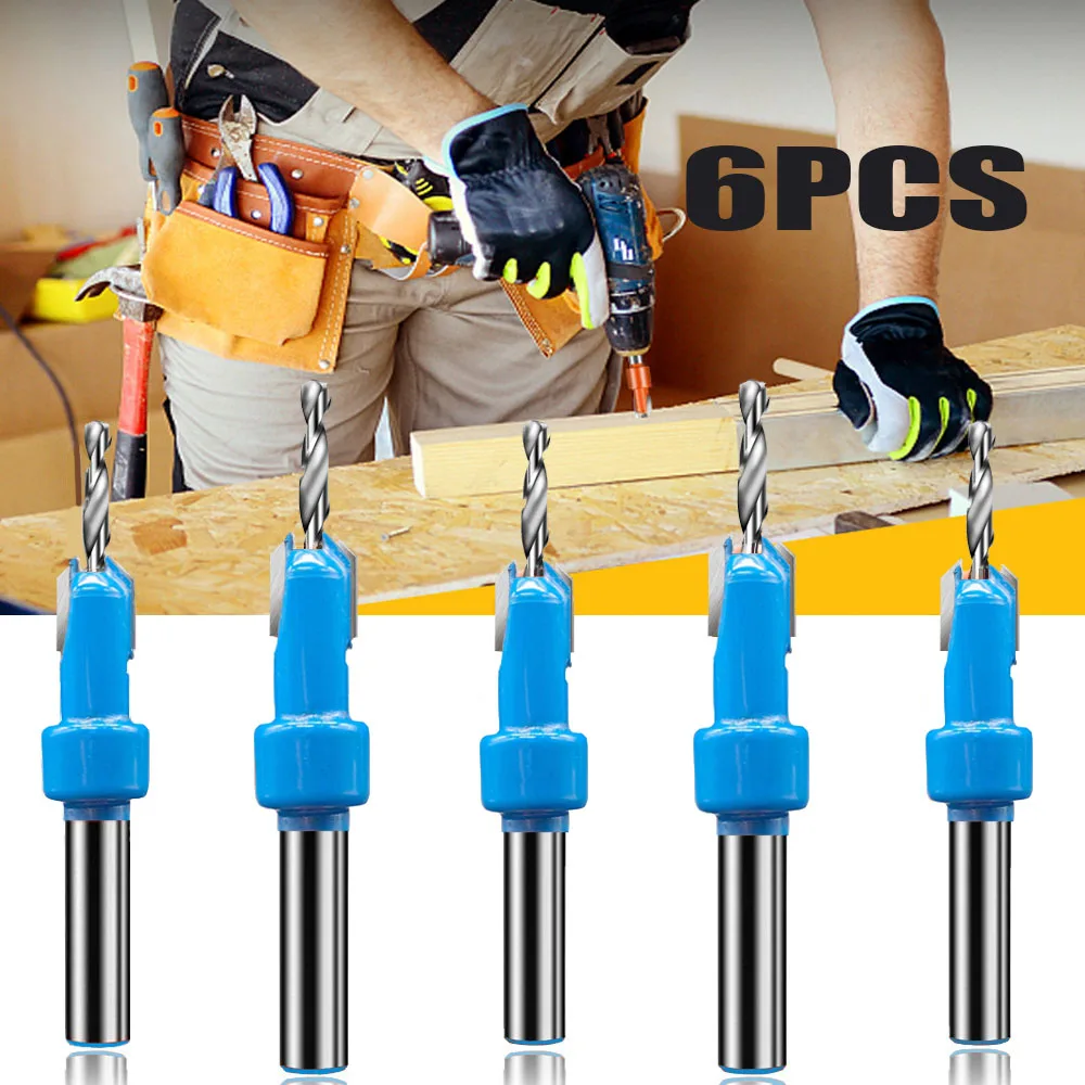 

Woodworking Countersink Router Bit Set Screw Extractor Remon Demolition Drill bits and reaming drills