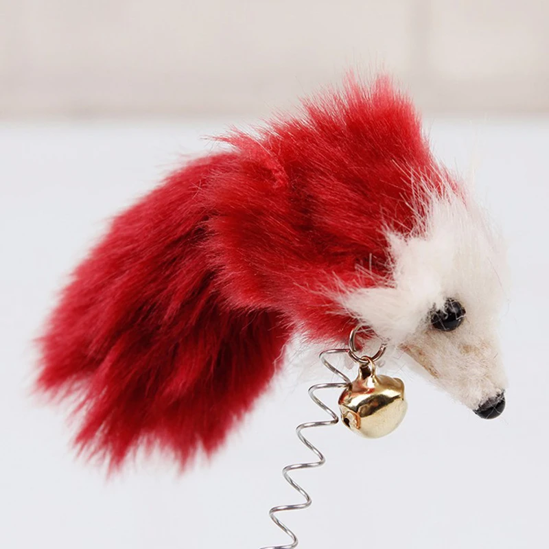 Игрушки для кошек эластичные перья накладная мышь нижняя присоска игрушки котят