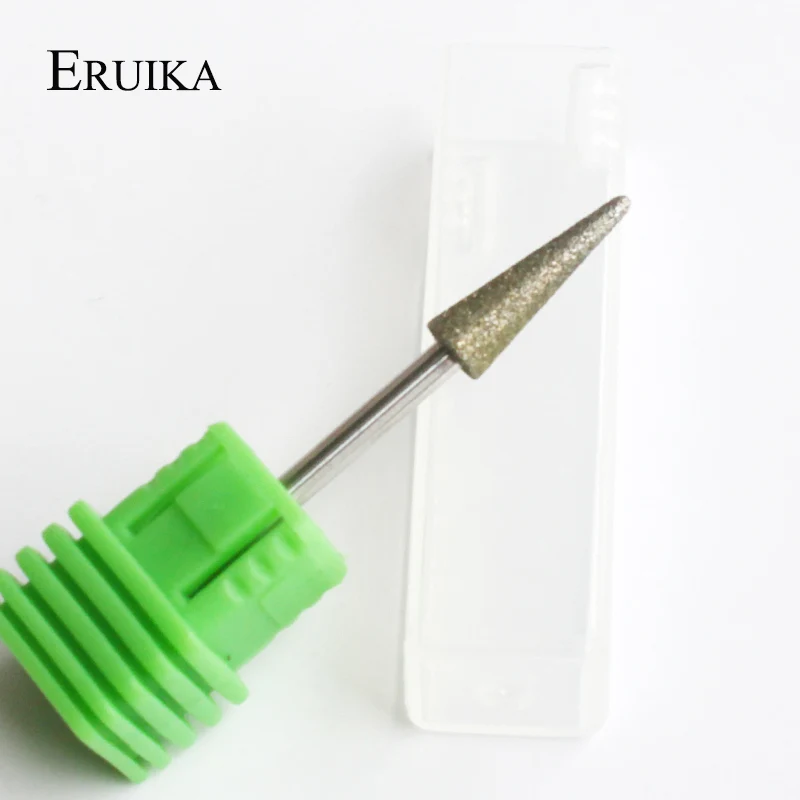 ERUIKA, 1 шт., алмазная пуля, острое сверло для ногтей, электрические фрезы для ногтей, маникюрный аппарат для маникюра и педикюра
