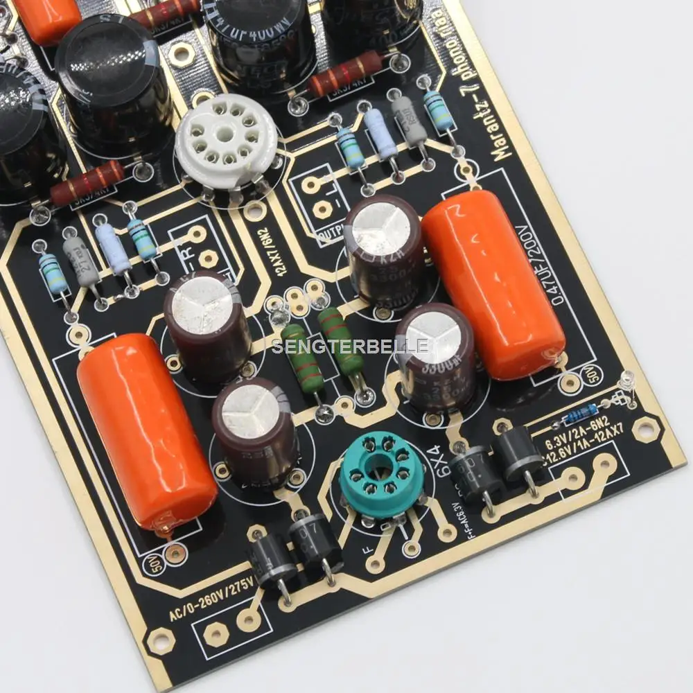 Собранная Hi-End M7 вакуумная трубка Phono Riaa LP поворотный преусилитель база на Marantz 7