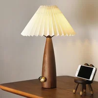 Bread Tree Table Lamp,Solid Wood Umbrella-Shaped Bedside Lamp Mid Century Modern Lamp- Rustic Farmhouse Table Lamp