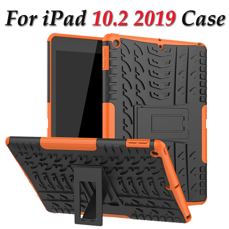 Высокопрочный чехол для iPad 10,2 чехол PC+ Силиконовый противоударный кронштейн Подставка Funda A2233 A2197 A2200 для iPad 10,2 чехол