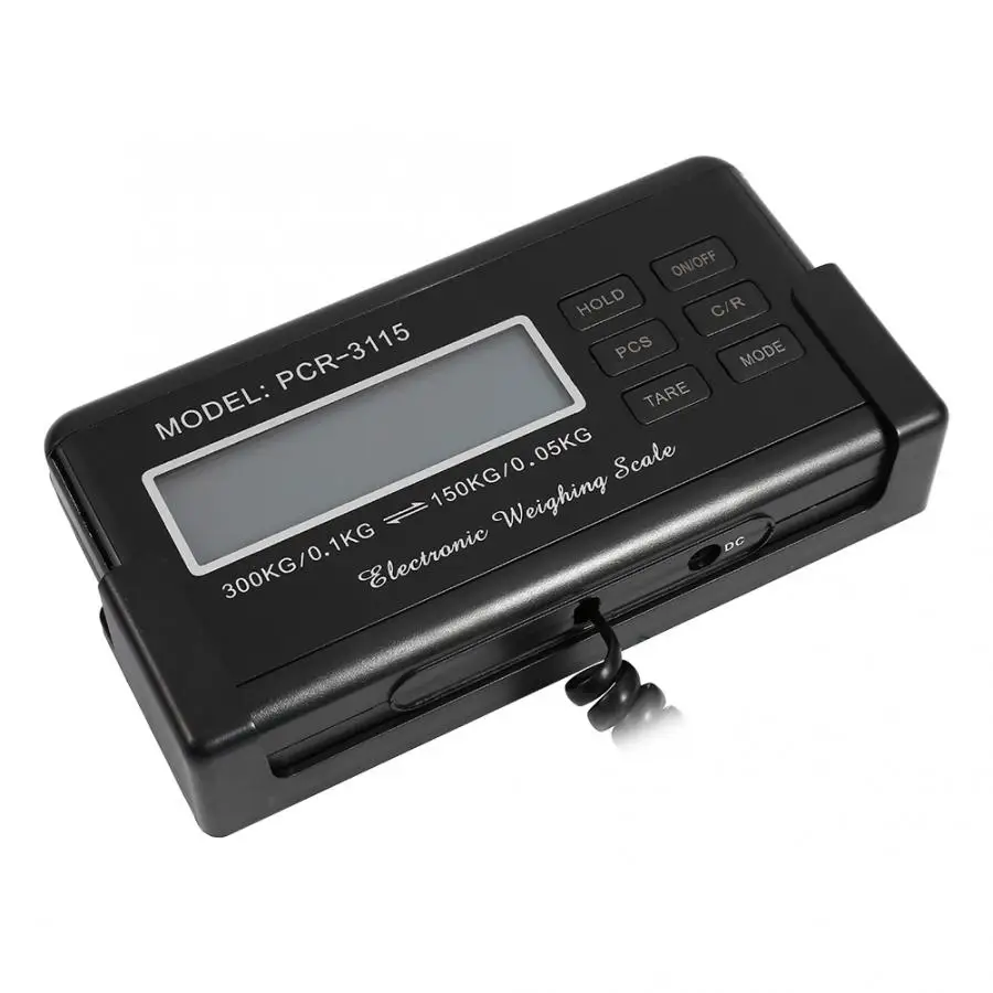 ЖК дисплей весы большой грузоподъемности 660 фунтов лёгкий нейлоновый трос x 0 1