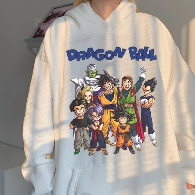 Осенне-зимняя женская одежда свитшот с капюшоном в Стиле Аниме Сон Гоку из