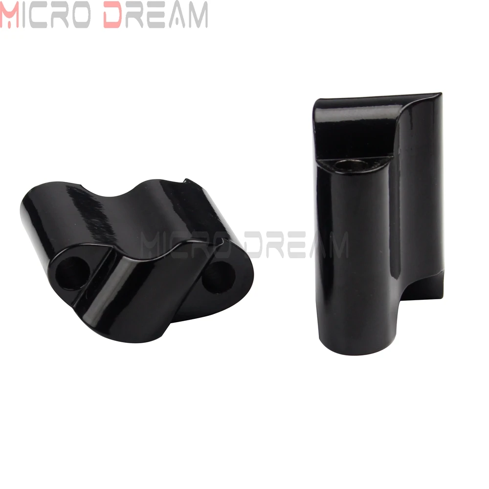 Черный CNC 1 &quotРуль Бар Riser 2&quot рост блок Расширение Комплект для Harley Sportster XL 1200 XL1200X