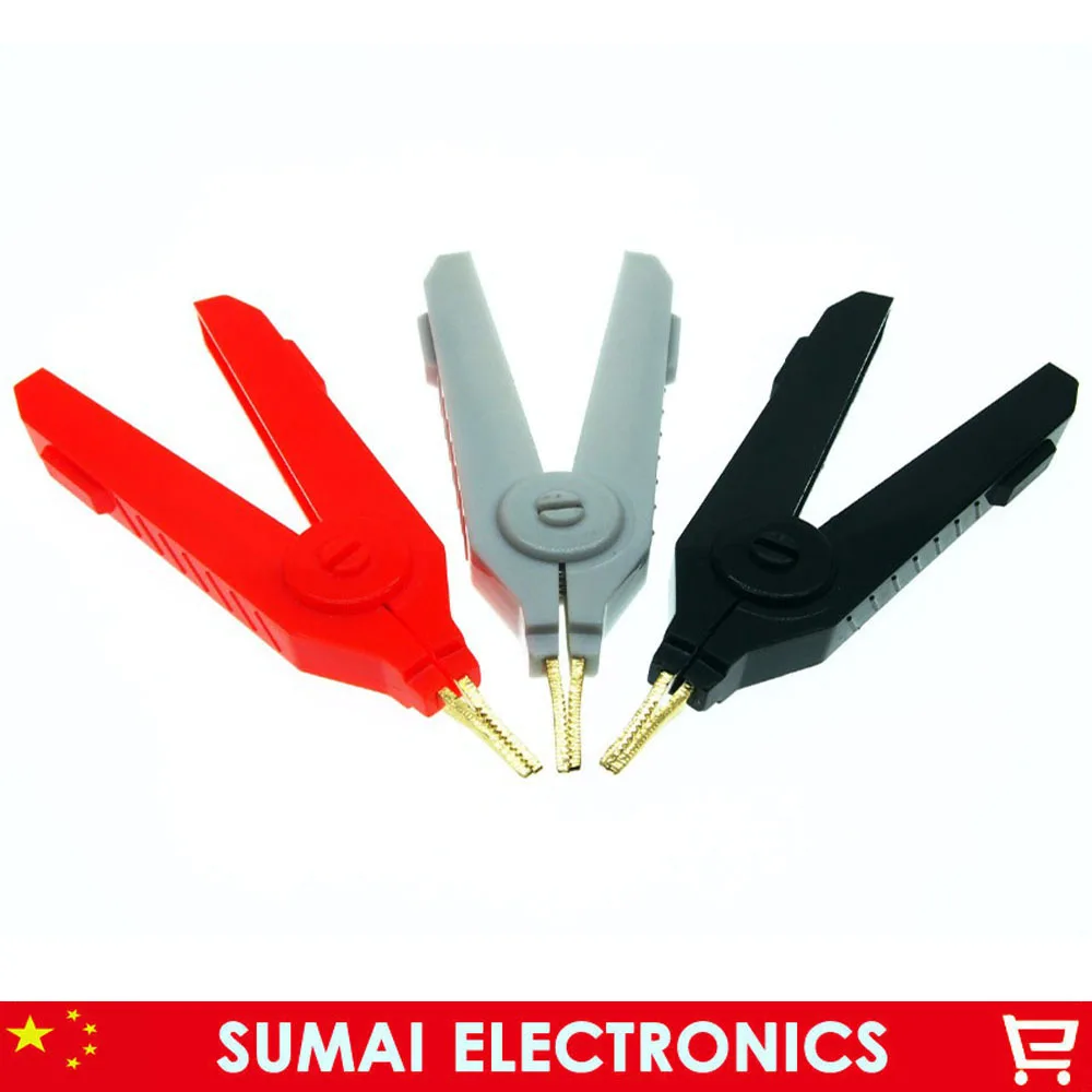 3 шт. хорошее качество LCR тестовый зажим Кельвин IC 91 мм Аллигатор для кабеля 3000 в 20