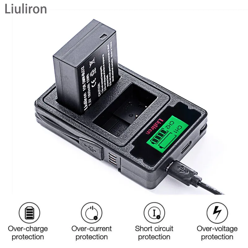 DMW-BLC12 ДМВ BLC12 DMWBLC12 Батарея для цифрового фотоаппарата Panasonic DMW-BLC12E DMW-BLC12PP FZ200 FZ1000 DMC-G5 DMC-G6 GH2 V-LUX4 G5