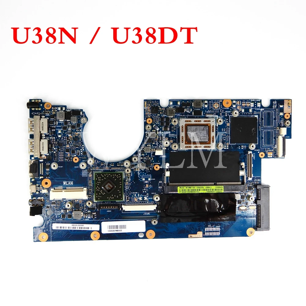 Материнская плата U38N REV2.1 для ASUS U38DT с 4555M материнская процессором ноутбука