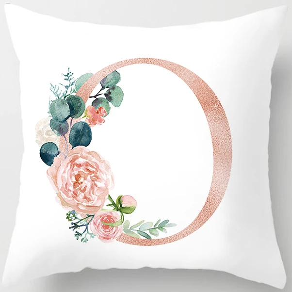 Новейшие украшения детской комнаты с буквенным принтом Подушка Чехол английский