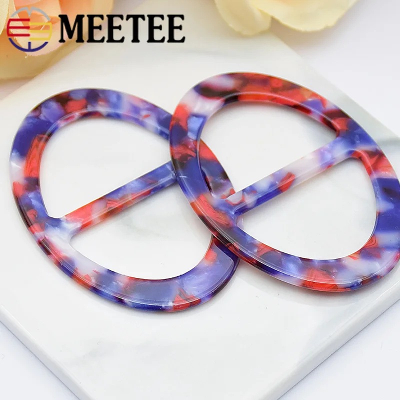 

10/20pcs Marble Resin Oval Scarf Buckles High Quality Bag Shoes Decoration Buckle Buttons DIY Craft Sewing Accessories KY2103