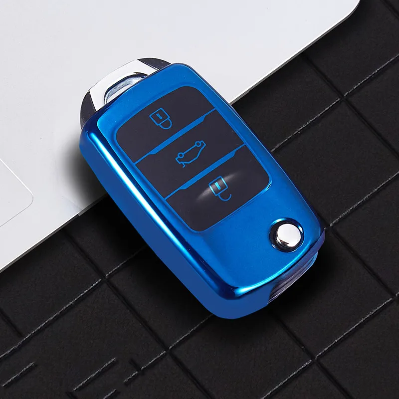 

Car key cover case skin holder set protector fob for Changan CS75 EADO CS35 RAETON CS15 V3 V5 V7 2button remote key Holder Shell