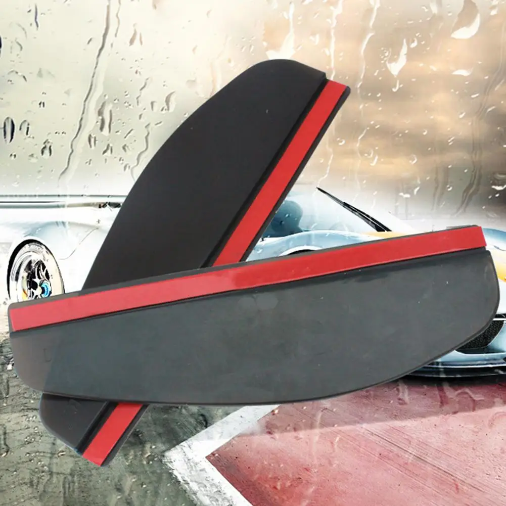 

70% HOT SALES 2Pcs/Set Universal Flexible Car Rearview Mirror Rain Shade Rainproof Blades